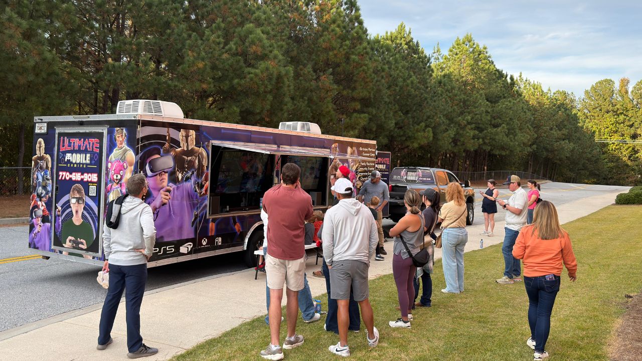 Mobile game truck party in Atlanta
