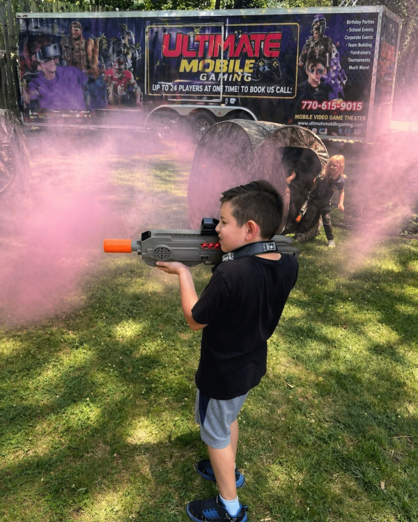 Nerf Battle Royale blasters and tent bunkers rental