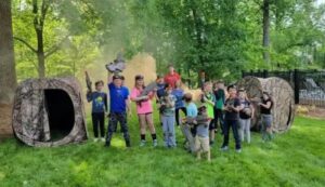 Sports team party ideas atlanta with a mobile game truck